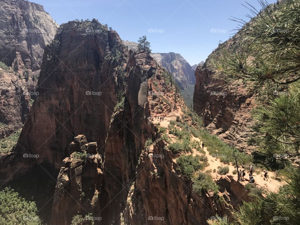 Mentally challenging @ angleslanding zion NP 