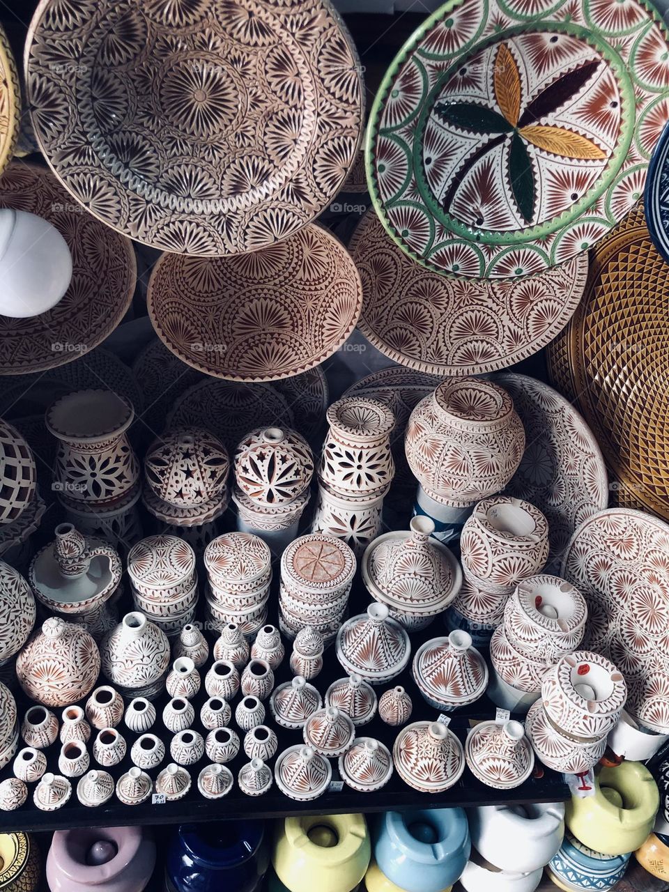 Moroccan pottery 