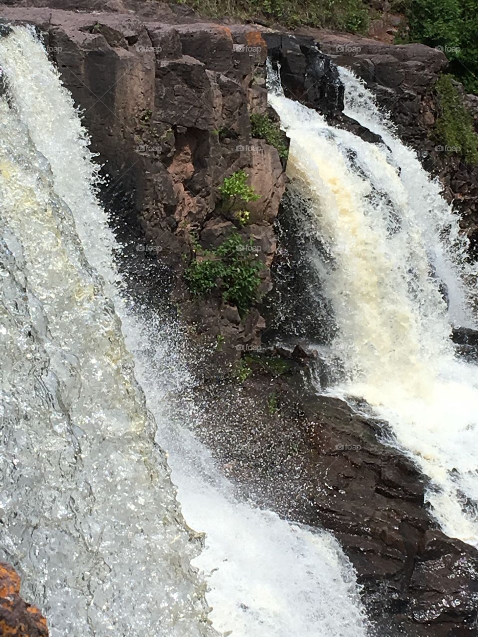 Getting up close and personal at Gooseberry Falls