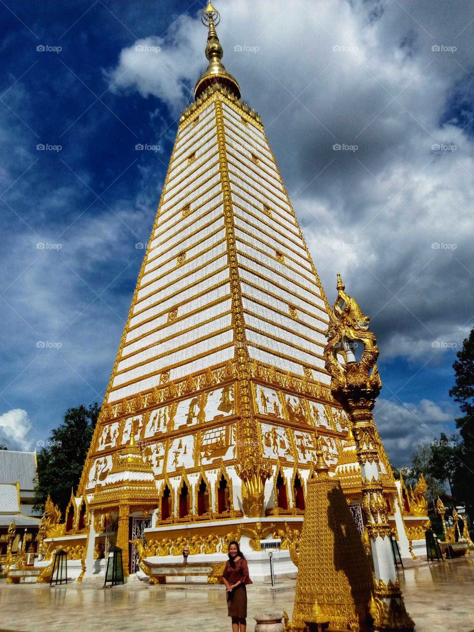Wat Phra That Nong Bua  Ubon Ratchathani Province,Thailand.