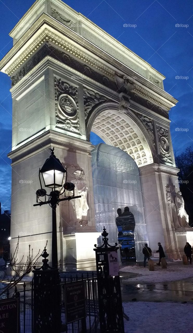 Washington Square Park NYC Night