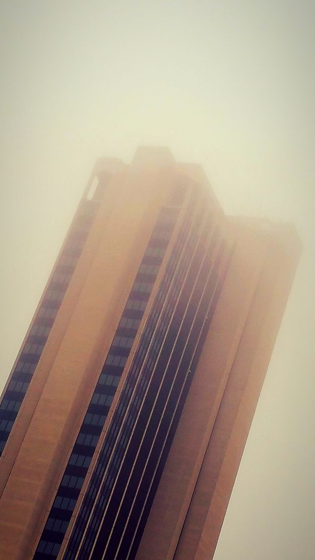 Building in Fog
