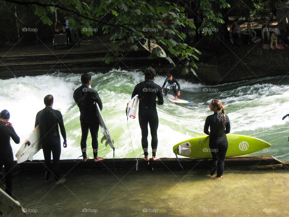 Surfing in the city