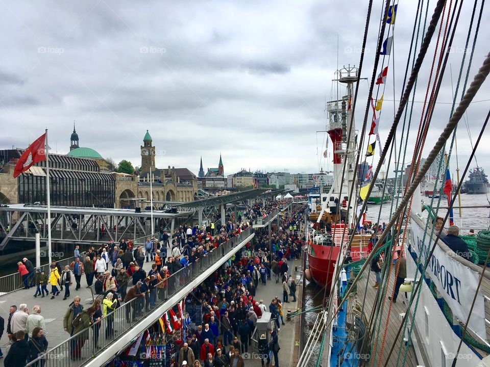 Birthday of the port. Hamburg