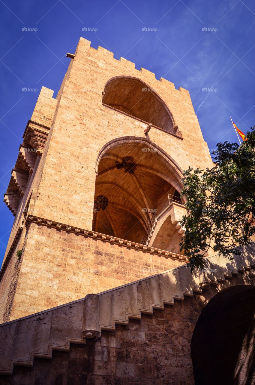 Las Torres de Serranos, Valencia, Spain