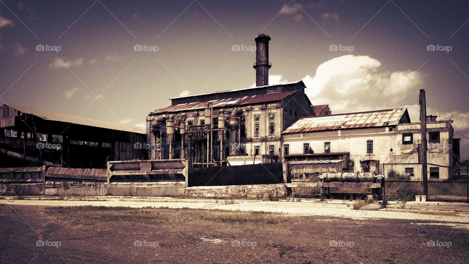 Old Rusted Factory 