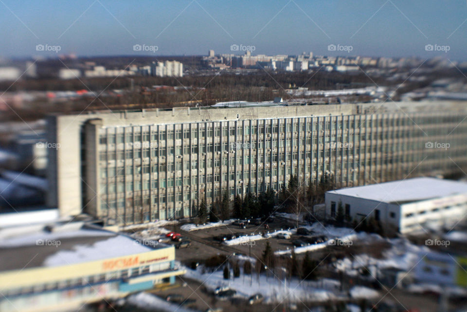 Tilt shift Moscow