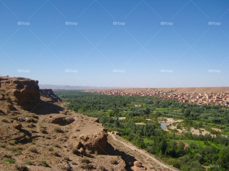 We travelled towards the desert, via the valley of the roses