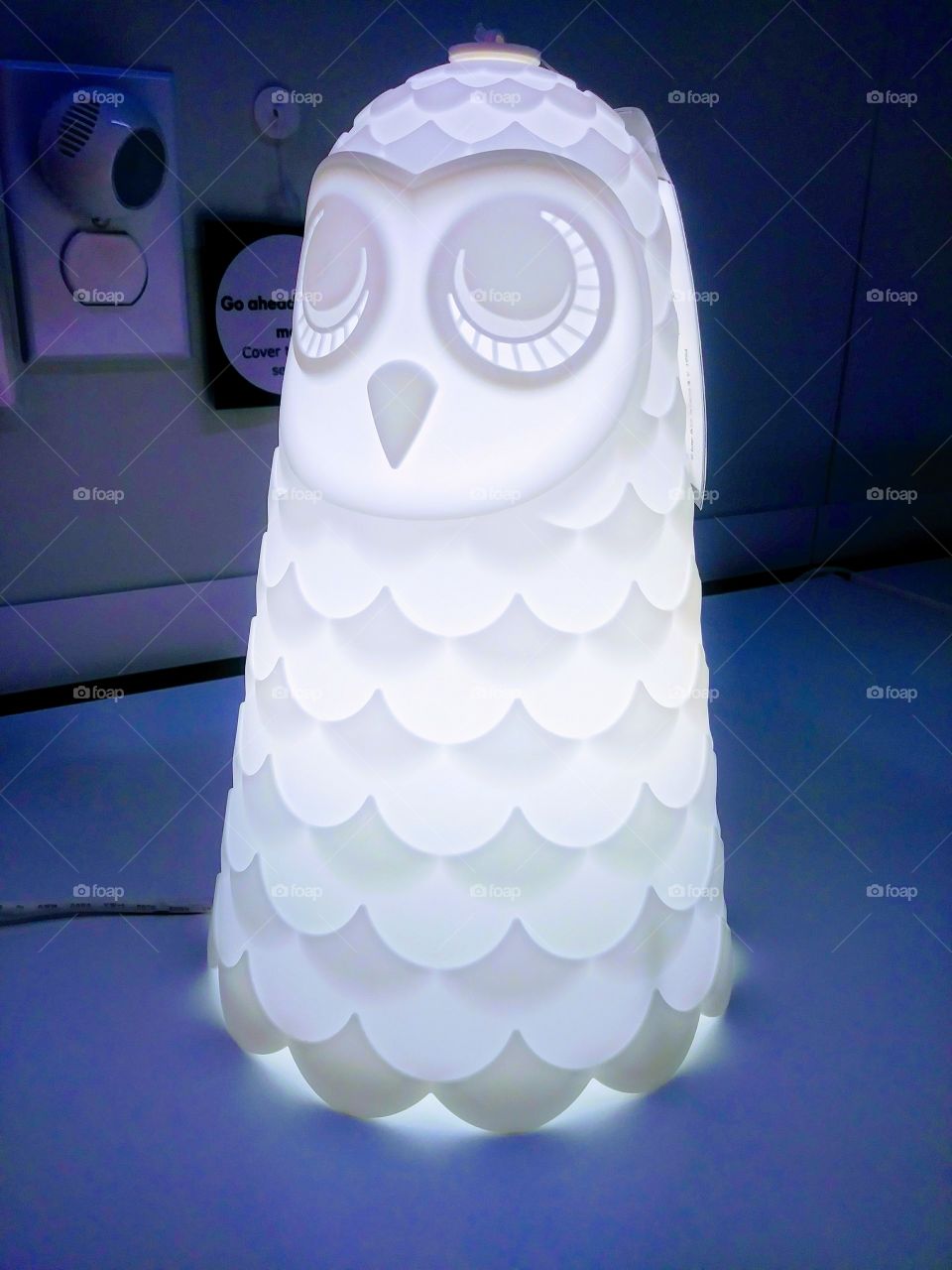 owl lamp light