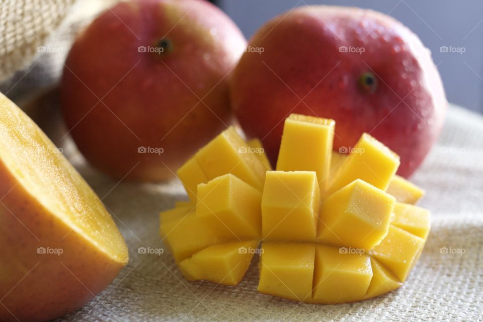 fruit mangoes