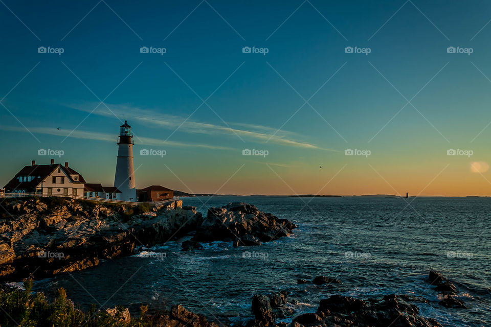 Coastal Maine. Most photographed lighthouse