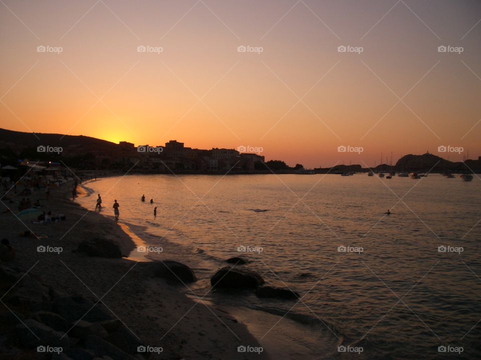 Sunset in Corse