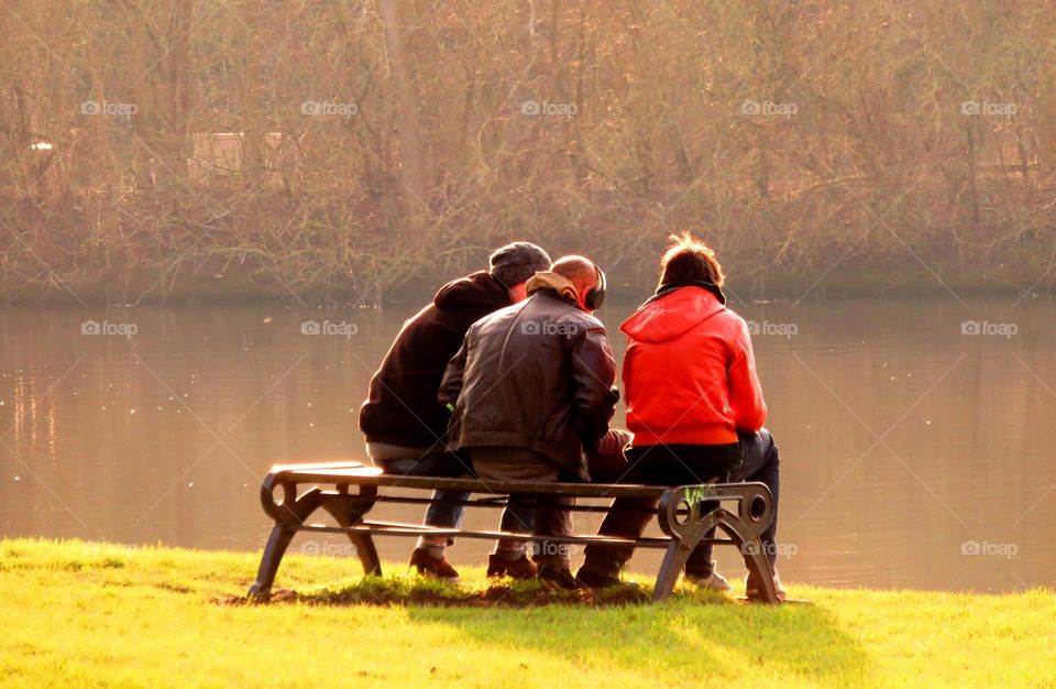 conversation in the park