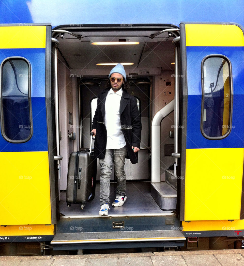 amsterdam train station doors by KathOnEarth