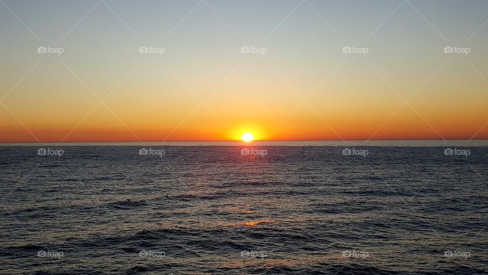 Open Ocean Sunset