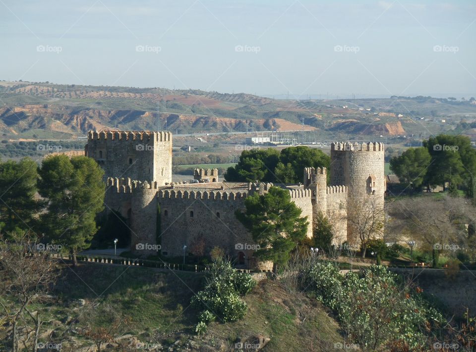 Castillo de San Servando, the Mudejar Style Fortress in Toledo, Spain