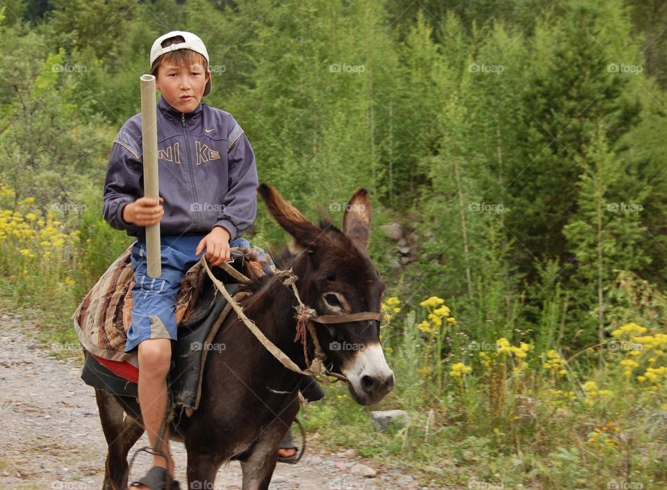 Locals in Kazakhstan