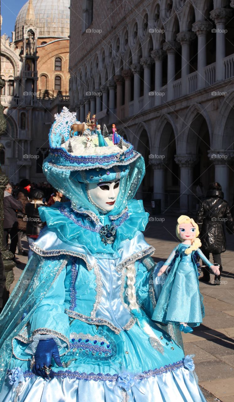 Elsa from Frozen, Carnevale style!