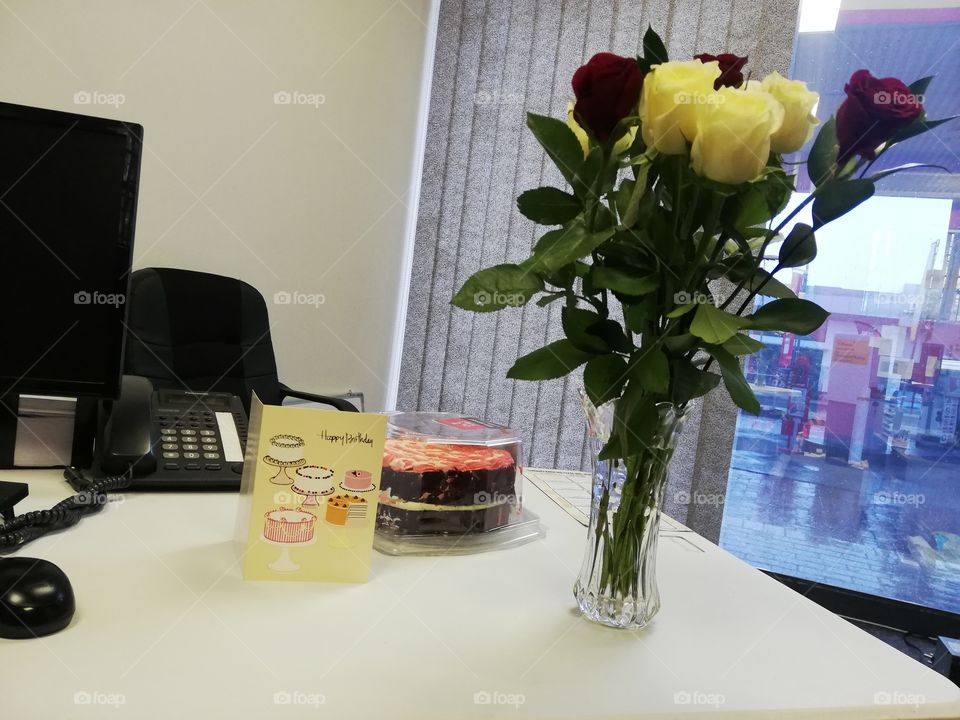 Friend/colleague's birthday at work