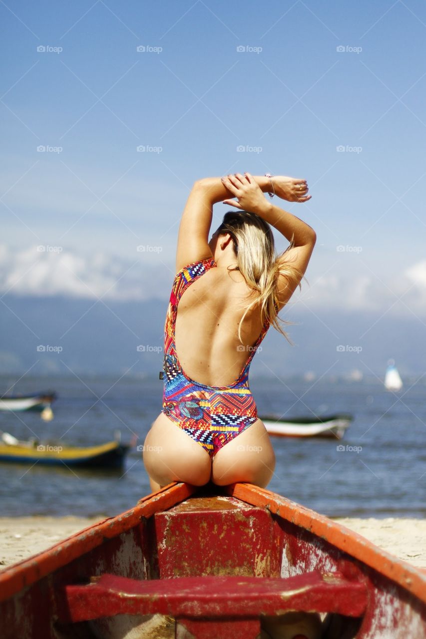 Girl on the beach 