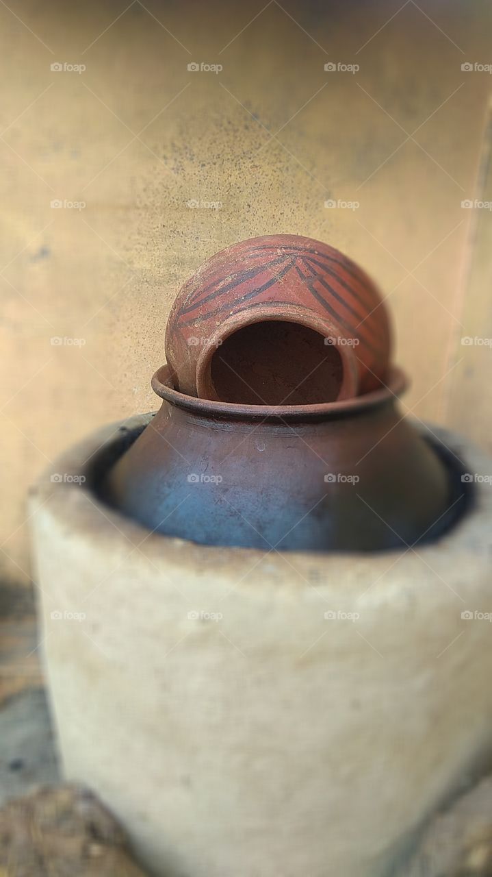 traditional milk boiling