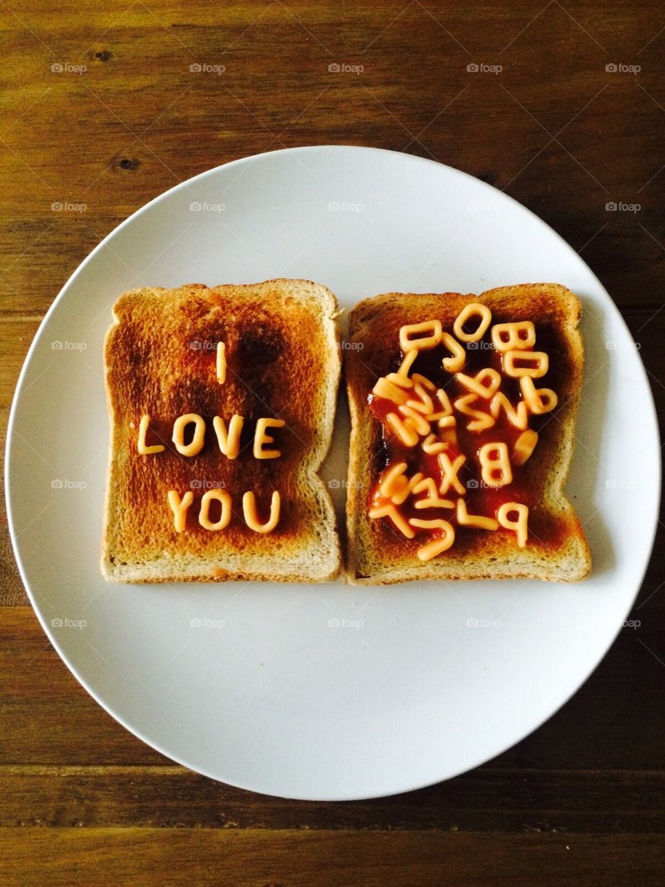 Love you on toast