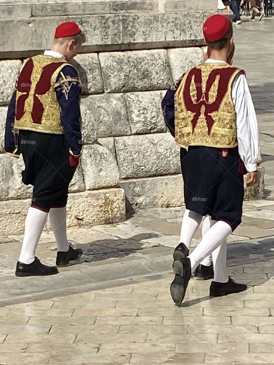 Traditional Croatian costumes for Saint Blaise’s Day Festival.