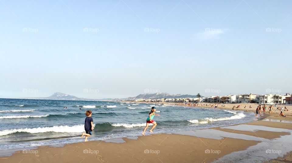 Sandy Mediterranean beach 