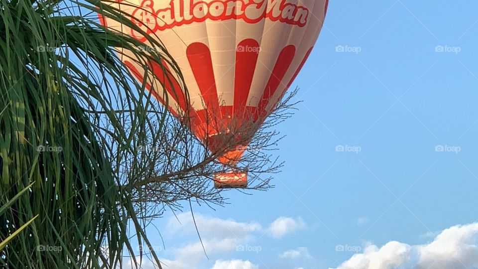 Emergancy Hot Air Balloon Landing