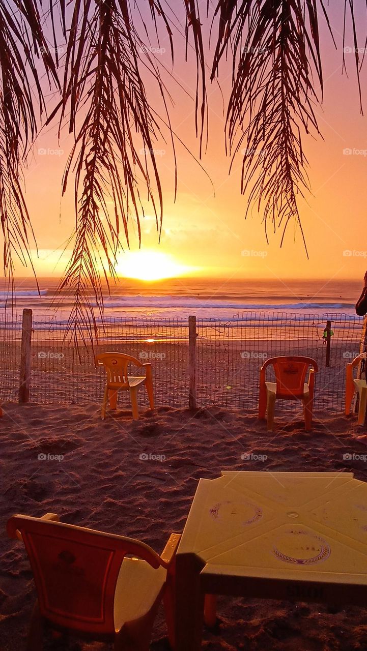 Nascer do sol em Florianópolis