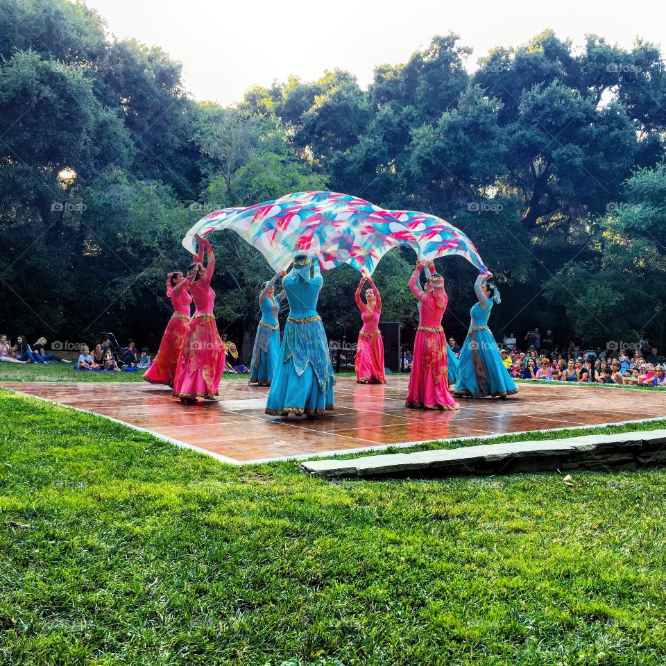 Performance at Descanso gardens