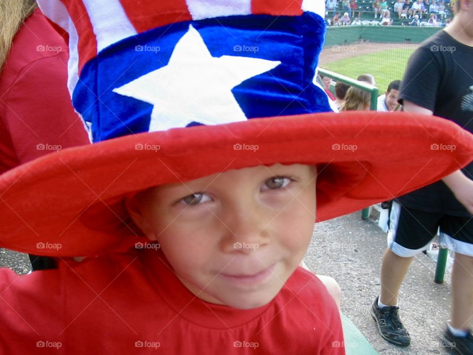 Fourth of July at the ball park. 