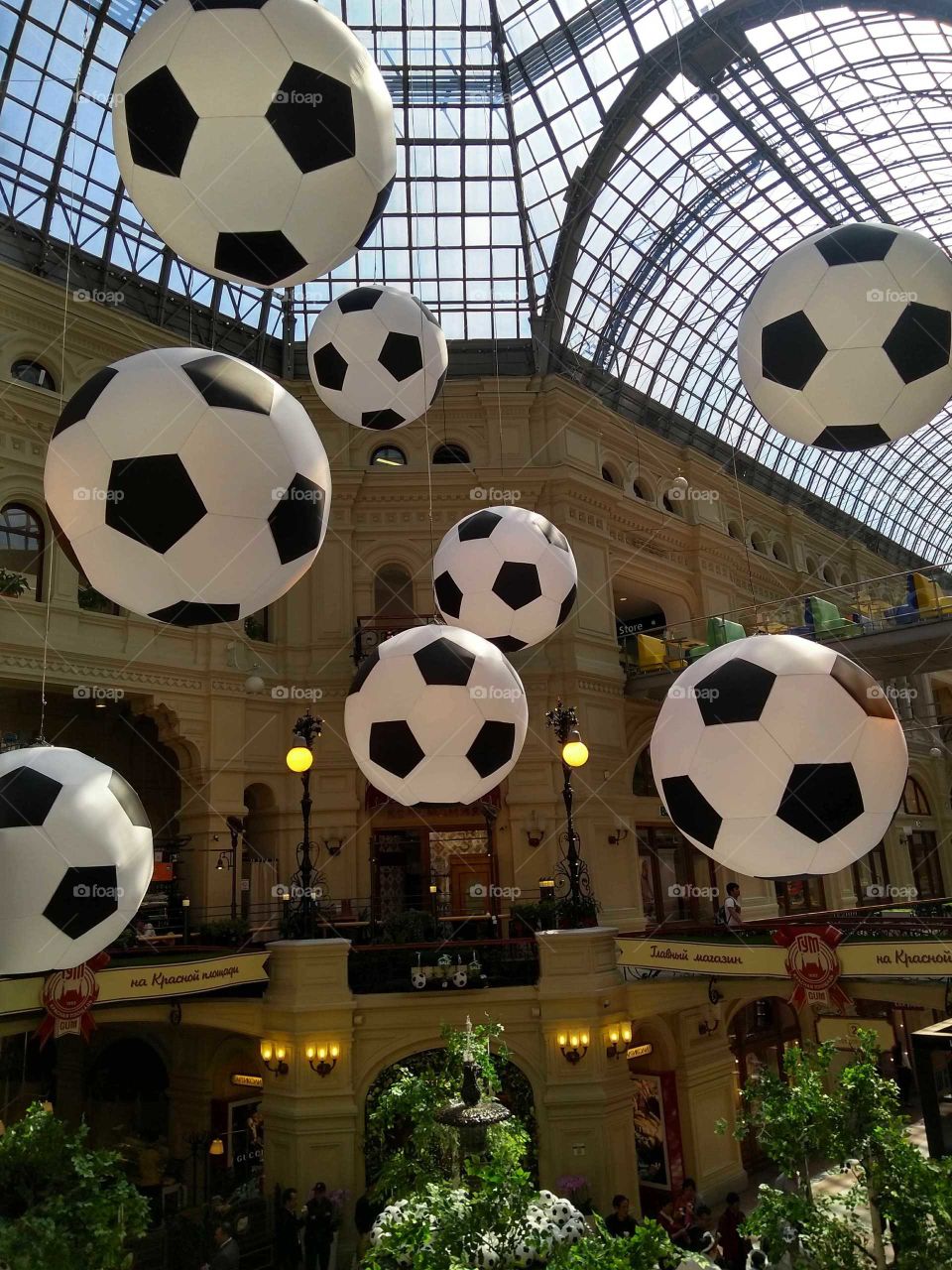 Shopping Center GUM Moscow Russia Word Cup FIFA 2018