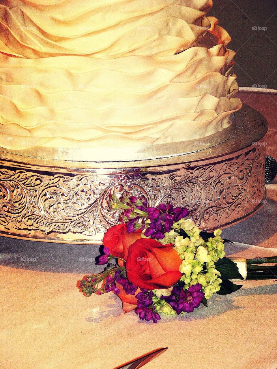 Cake and Flower