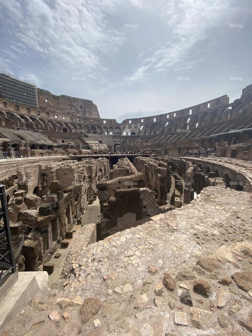 Inside the Colosseum - Rome, Italy