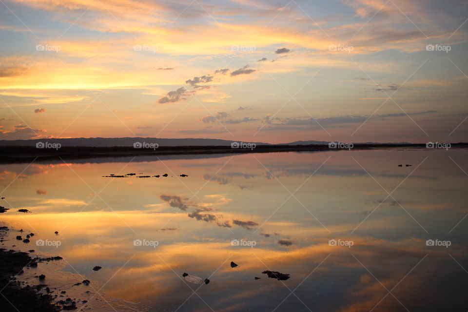 Reflections over sunset 