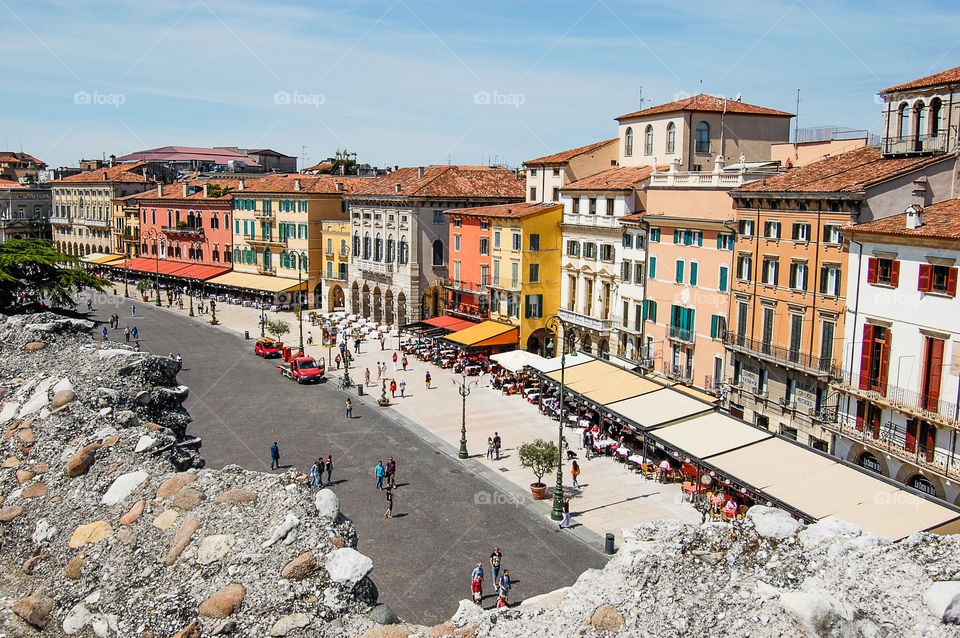 From the Verona amphitheater