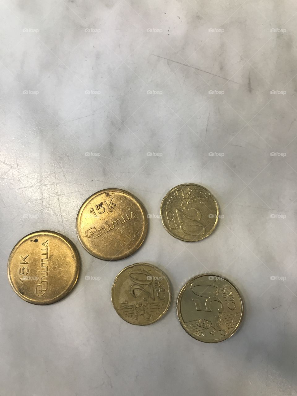 Euros and tokens 
