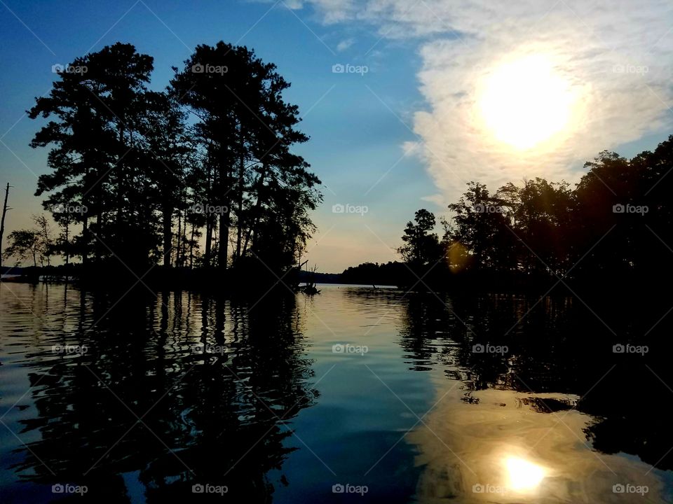 morning on the lake.