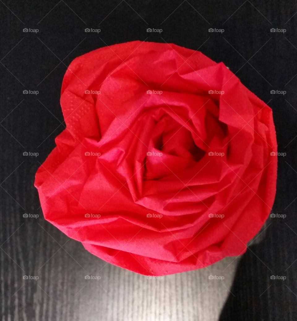 paper rose