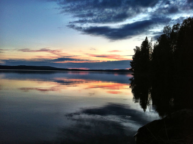 sweden sunset in värmland by chattis