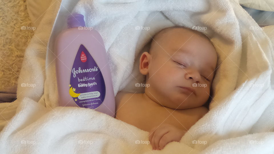 Johnson's relaxing bedtime ritual