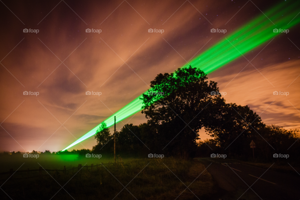 landscape trees art night by ahilton2007