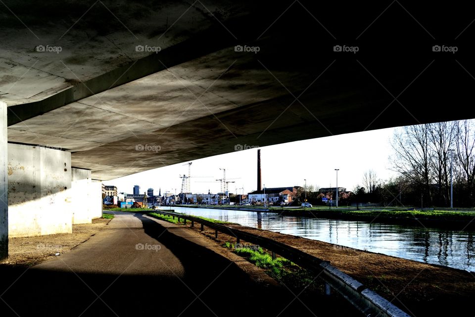 under the bridge