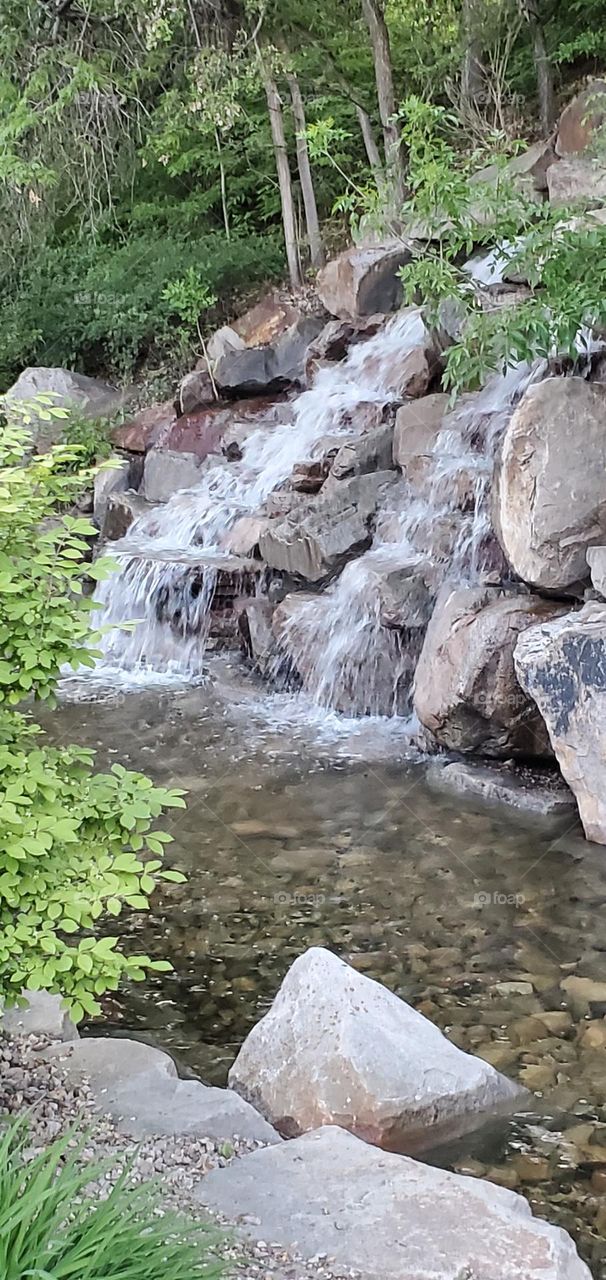 A beautiful little waterfall