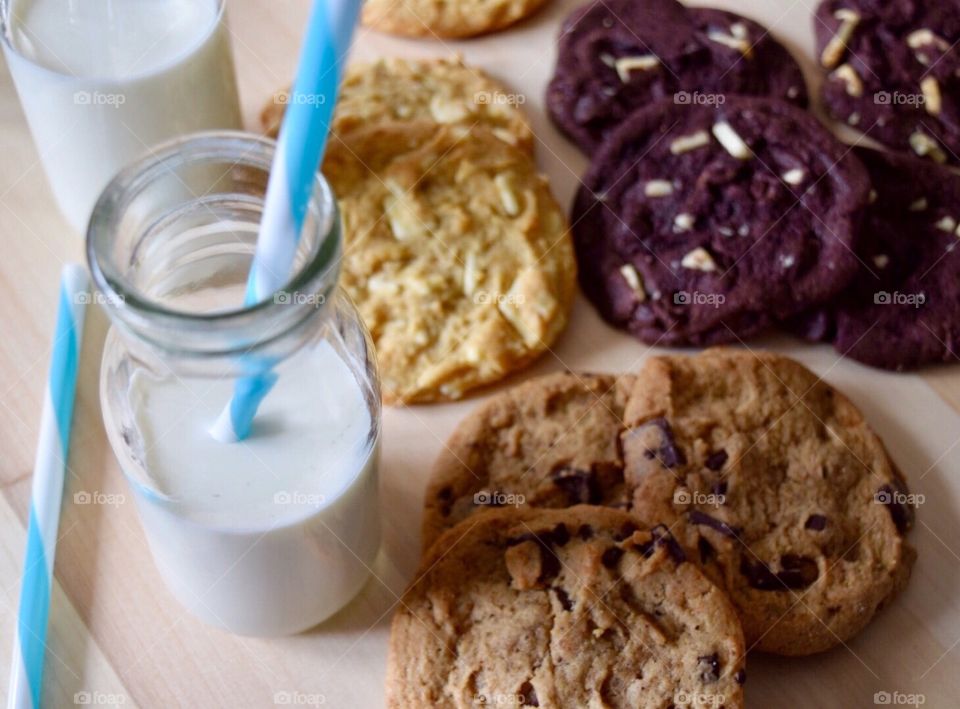 Cookies and milk