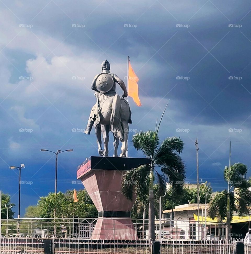 Statue of the great king Chhatrapati Shivaji Maharaj