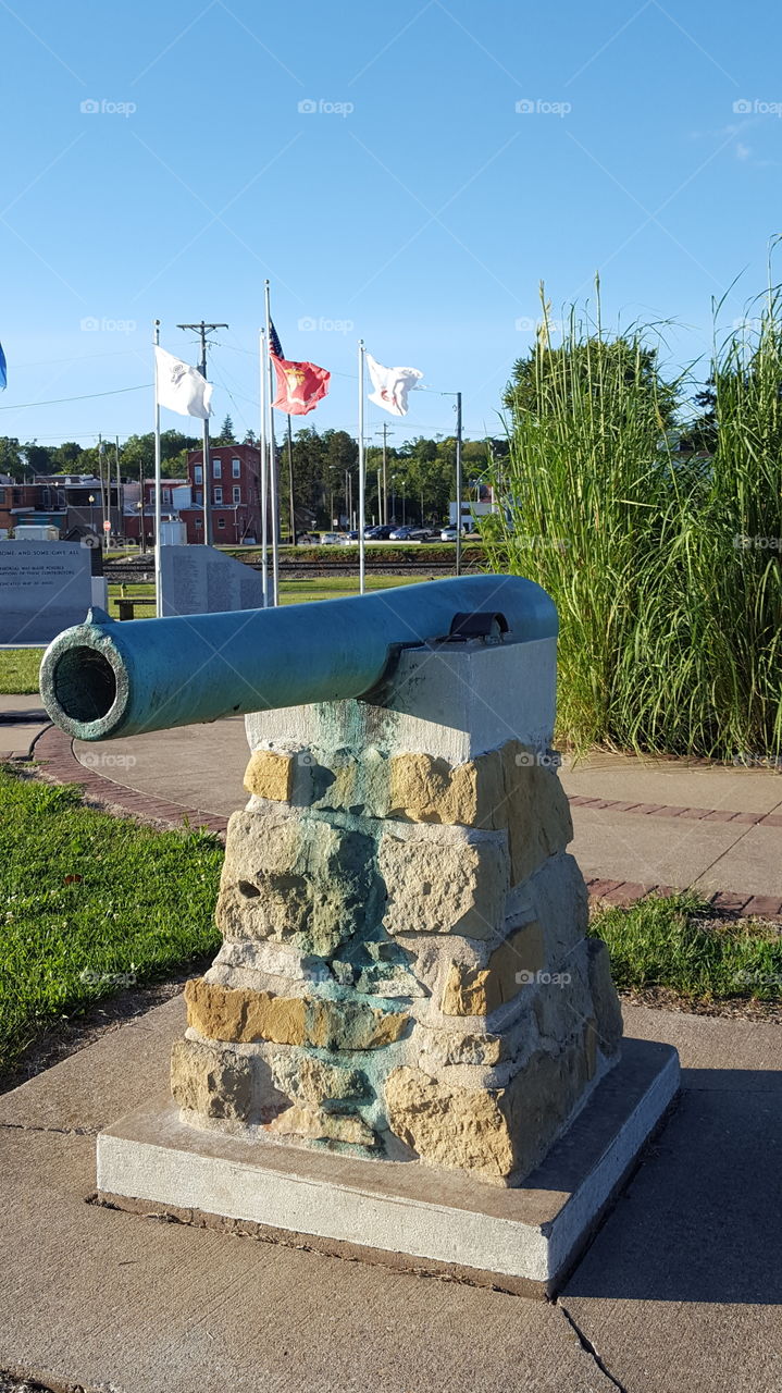 cannon in the park memorial