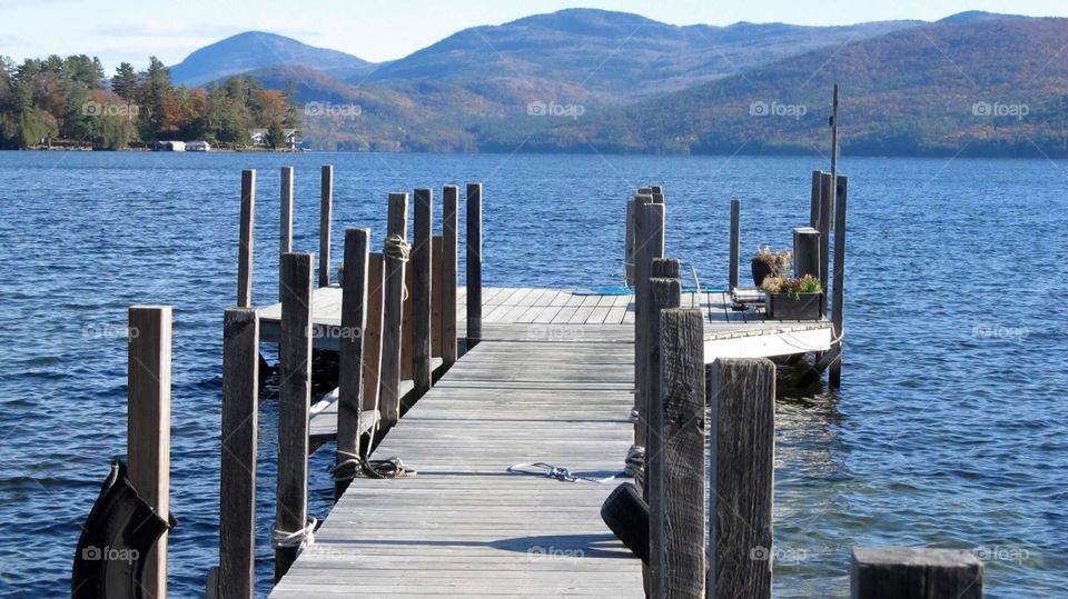 Lake George dock