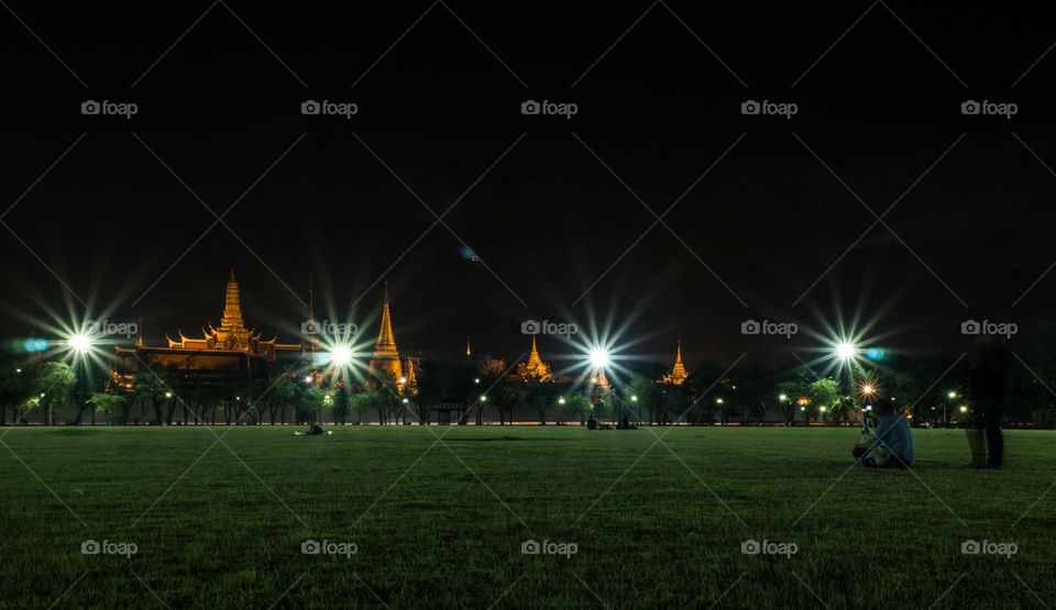 Wat Phra Kaew at night